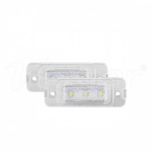 Mercedes W164, X164 Led License Plate Lamps