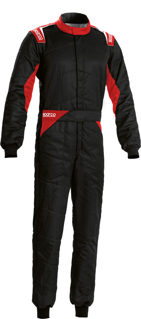 Sparco Sprint Racing Suit (Black-Red) 
