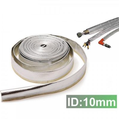 Heat Shield Sleeve Insulated Wire Hose Cover Wrap Loom Tube 10mm