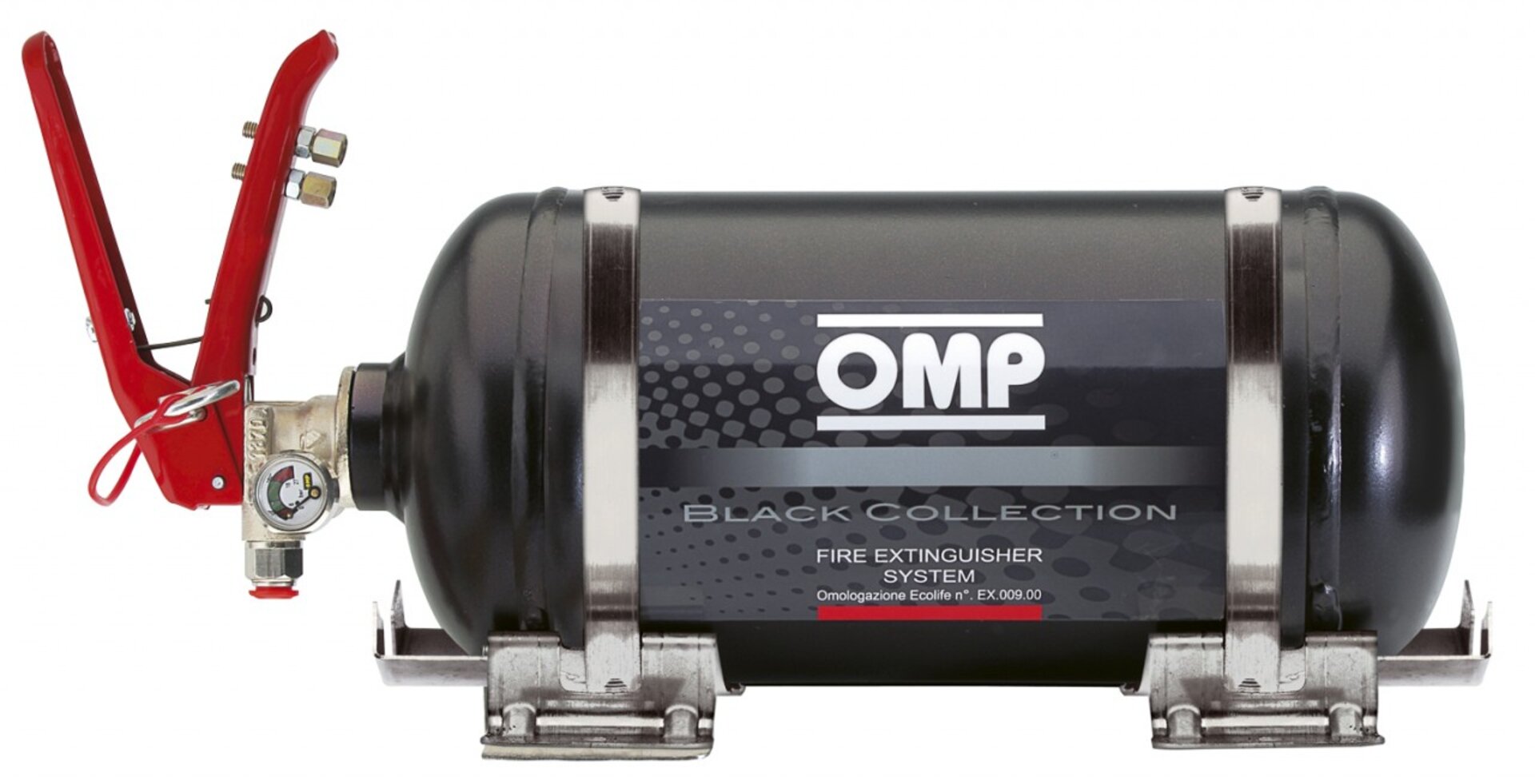 OMP Fire Extinguisher system Black Edition