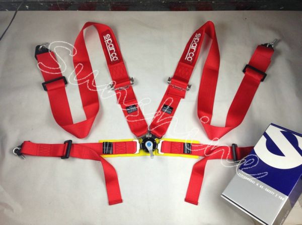 Racing Belt Sparco Red